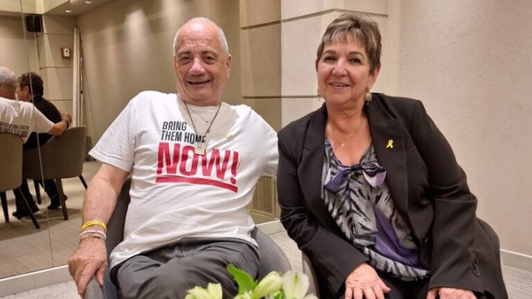 Clara Marman y Luis Har sobrevivieron al secuestro de Hamás en Gaza.