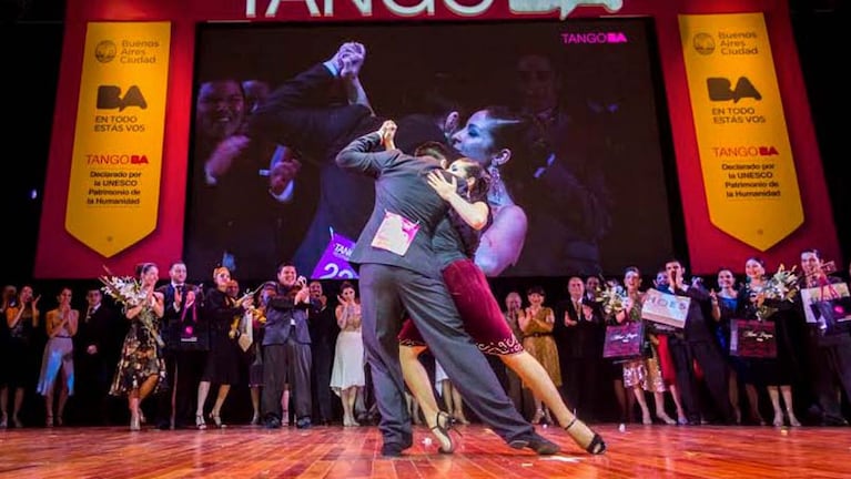 Clarisa Aragón y Jonathan Saavedra, de Córdoba para el mundo. Foto: Prensa Mundial de Tango.