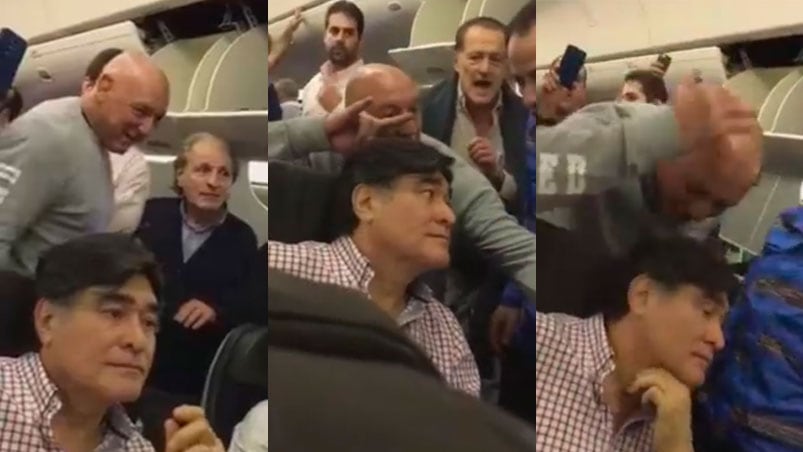 Claudio Palumbo, el temible instructor que escrachó a Carlos Zannini, en el vuelo a Miami.