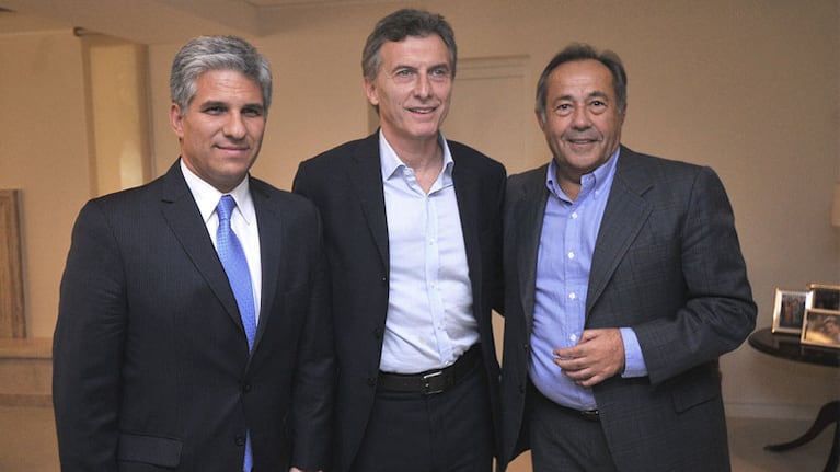 Claudio Poggi y Rodríguez Saá fueron elogiados por Macri.