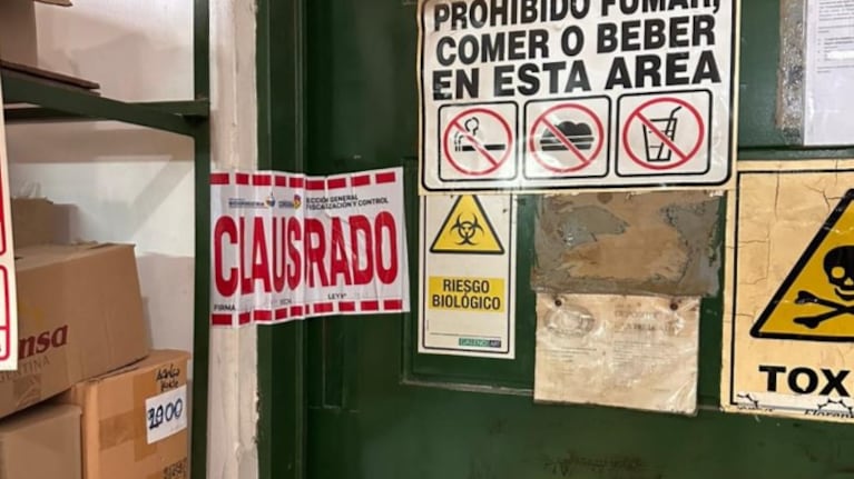 Clausura en dos locales de Córdoba.