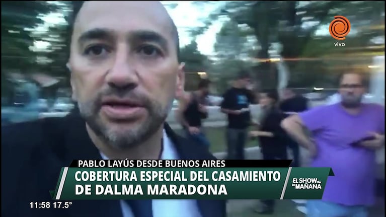Cobertura especial del casamiento de Dalma Maradona