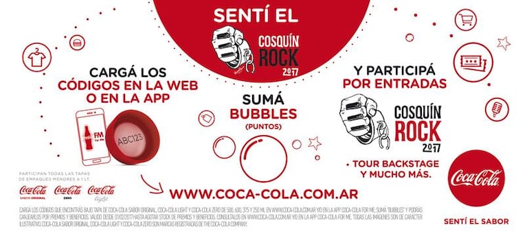 Coca-Cola te acompaña en el Cosquín Rock 2017