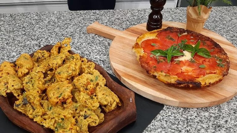 Cocinan Dos: buñuelos de origen indio y tarta salada de tomates