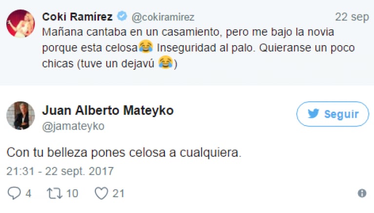 Coki Ramírez: "Por ahora, somos sólo amigos"