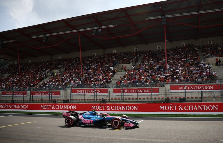 Colapinto en el GP de Bélgica (Foto por Reuters)