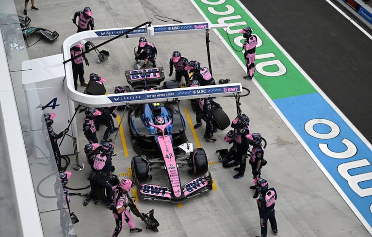 Colapinto fue perjudicado en boxes y perdió mucho ritmo durante la carrera.