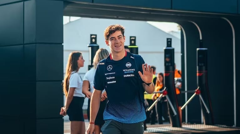 Colapinto se estrenará en la F1 este fin de semana.