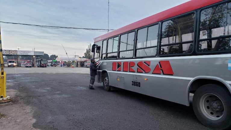 Colectivos: no circula Coniferal, pero niegan un paro total