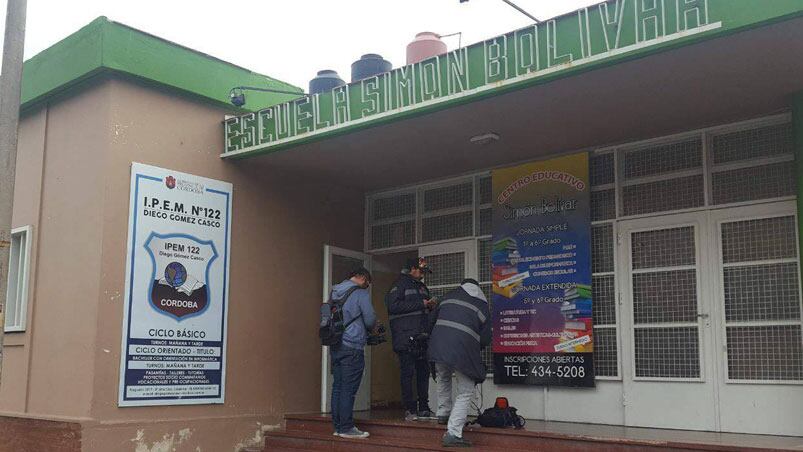 Colegio de barrio Alta Córdoba donde ocurrió el hecho. 