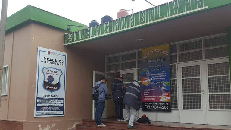 Colegio de barrio Alta Córdoba donde ocurrió el hecho.