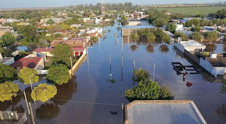 Colonia Marina tras las lluvias.