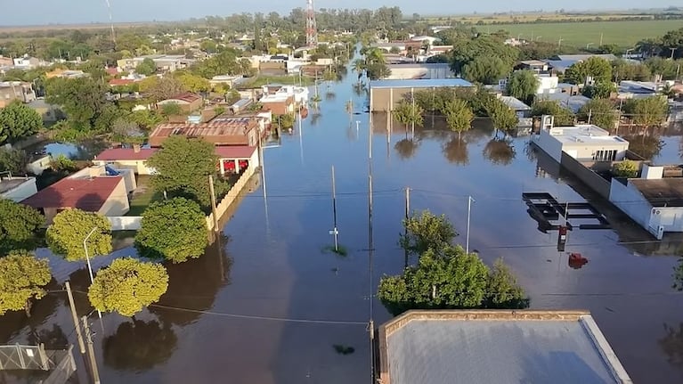 Colonia Marina tras las lluvias.