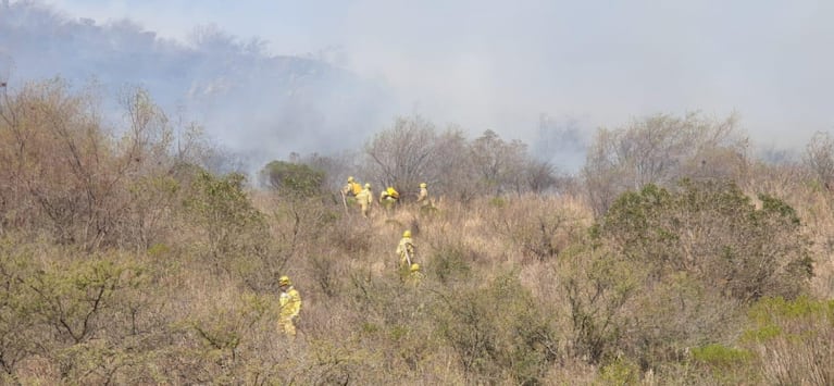 Combaten múltiples incendios en las sierras de Córdoba