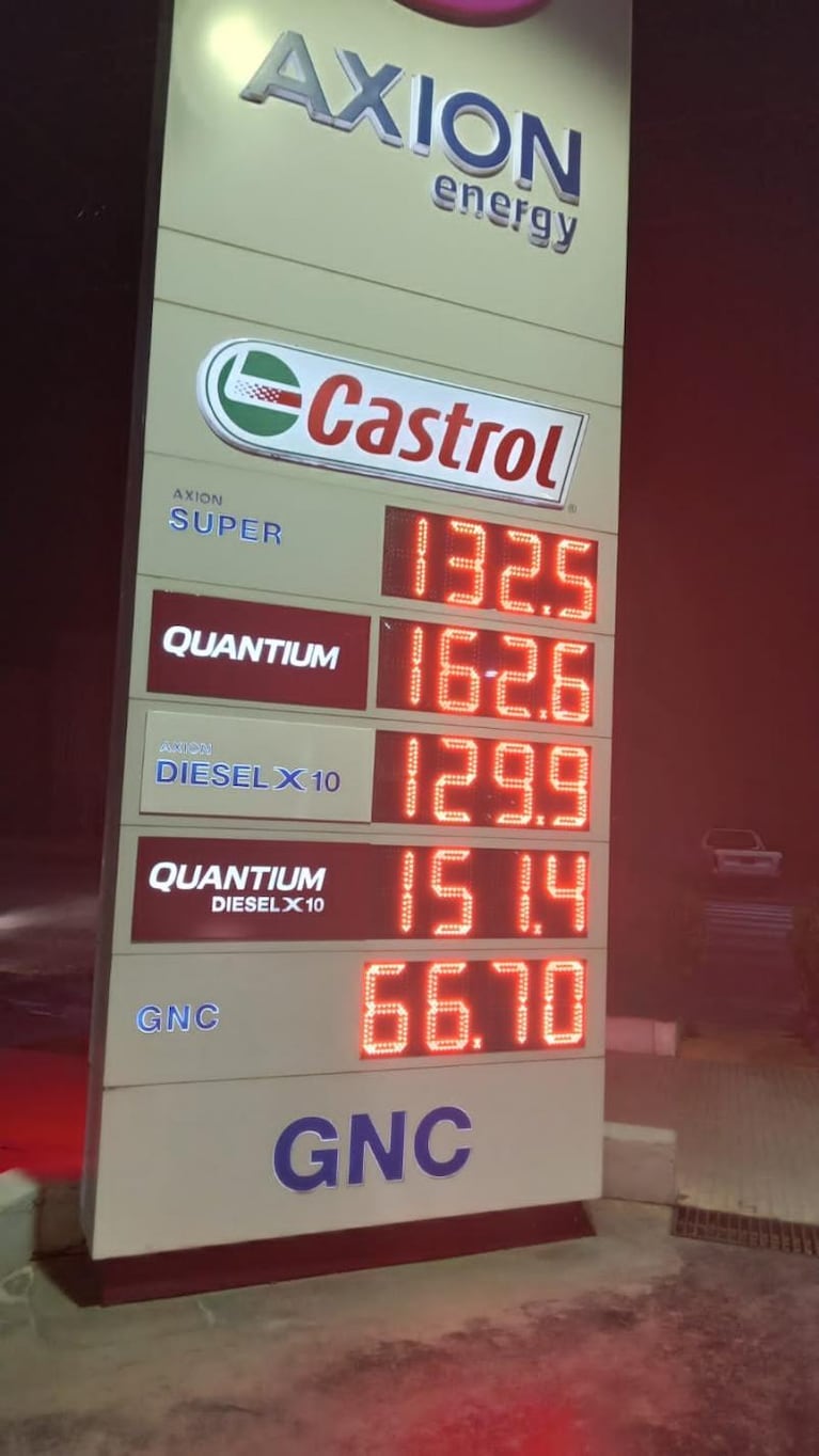 Combustibles más caros: la nafta súper llegó a $132 en Córdoba