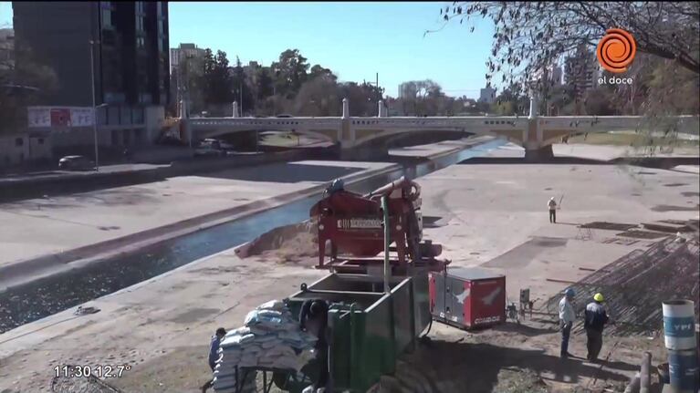 Comenzaron las obras del puente "Ramón Mestre"