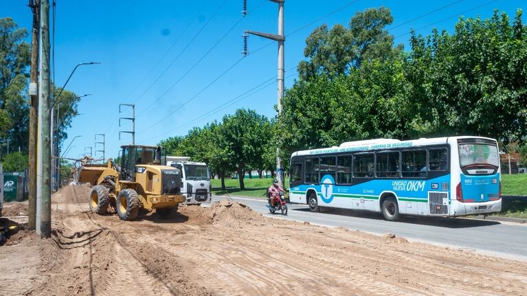 Comenzó la obra de ensanche en avenida Manuel Baigorria.