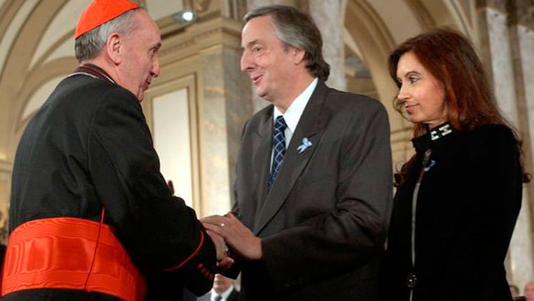 Cómo era la relación entre Bergoglio y Kirchner. Foto: La Nación.