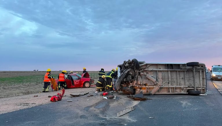 Cómo están las niñas heridas del choque fatal entre un auto y un minibús en Córdoba