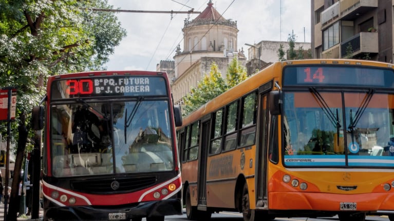 Cómo funcionará el transporte urbano este domingo.
