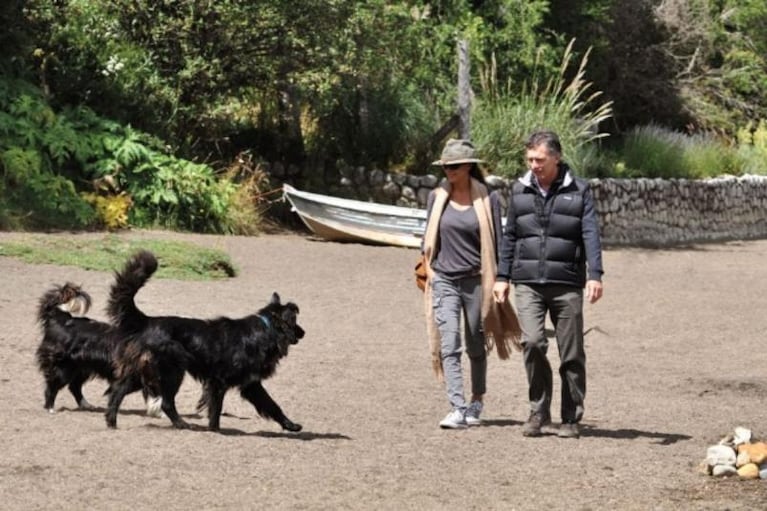 Cómo pasa Macri sus vacaciones en la Patagonia