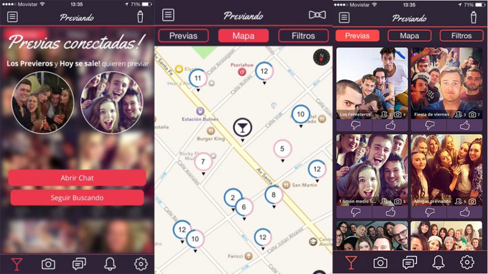 Como Tinder pero grupal: una App para organizar la previa al boliche