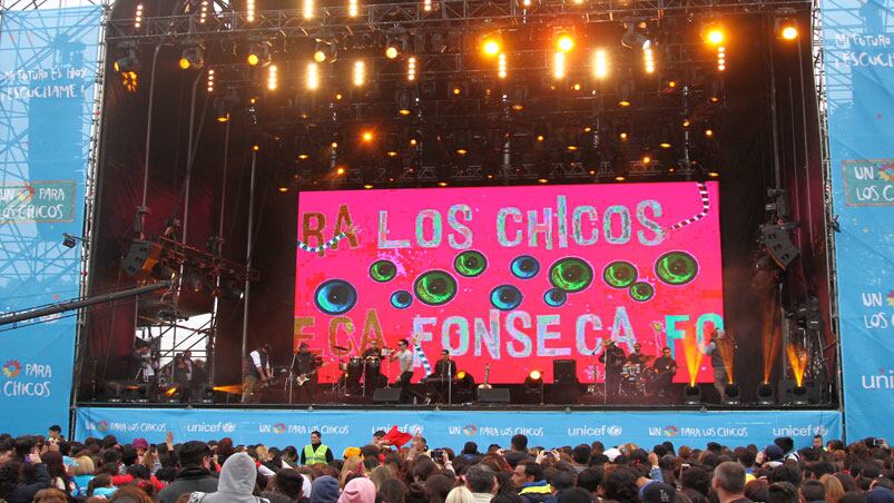 Como todos los año se realizó el evento para colaborar con UNICEF en favor de todos los niños, niñas y adolescentes argentinos. Foto: Un Sol para los chicos.