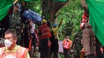 Complejo rescate de los chicos atrapados en una cueva de Tailandia. Foto: AFP