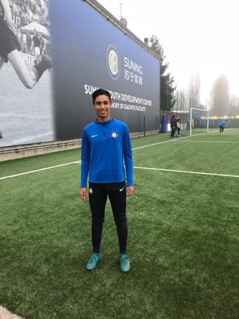 Con 16 años, pasó del Deportivo Atalaya cordobés al Inter de Italia