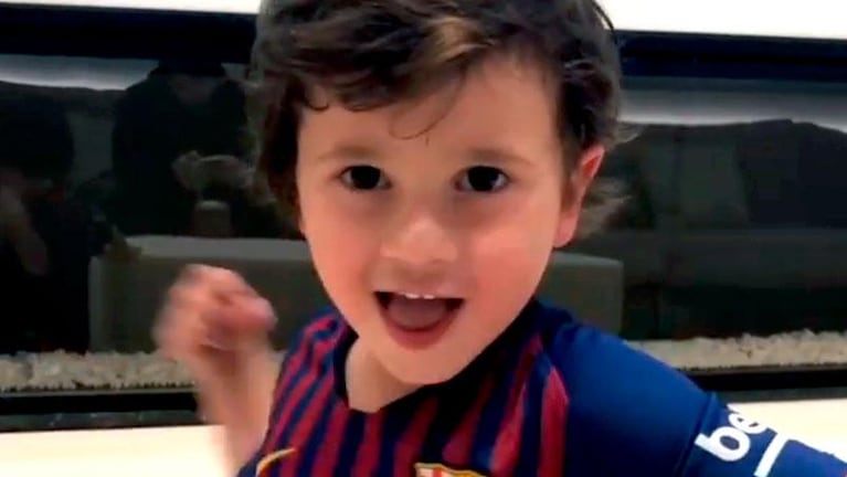 Con IA, mostraron a futbolistas de bebés: el increíble parecido de Messi con su hijo