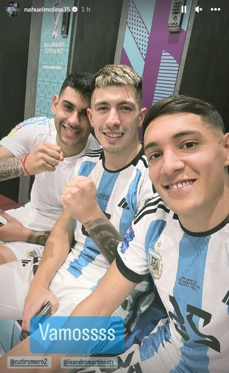 Con la ilusión intacta, los jugadores hicieron posteos tras el pase a semis