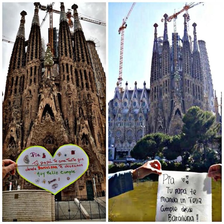 Con mensajes de amor de todas partes del mundo, sorprendió a su hija en su cumpleaños