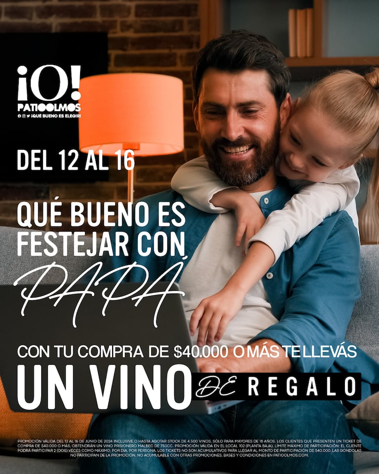 Con tu compra, te podés llevar un vino Prisionero Malbec de 750ml.