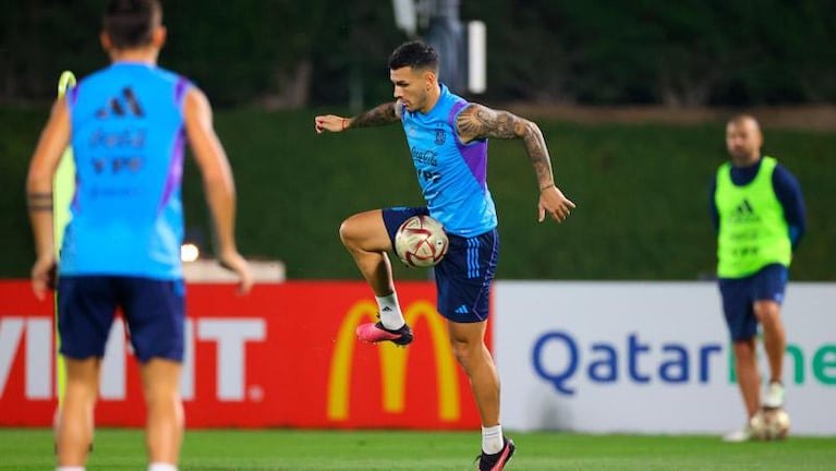 Con una duda, Argentina afronta su último entrenamiento antes de la final