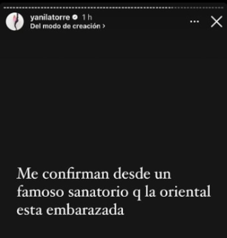 Con una foto al límite, la China Suárez respondió a la versión de un embarazo con Icardi