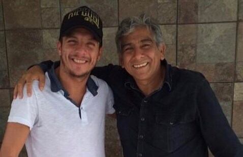 Con una sonrisa: así recuerda Damián a su papá Coco.