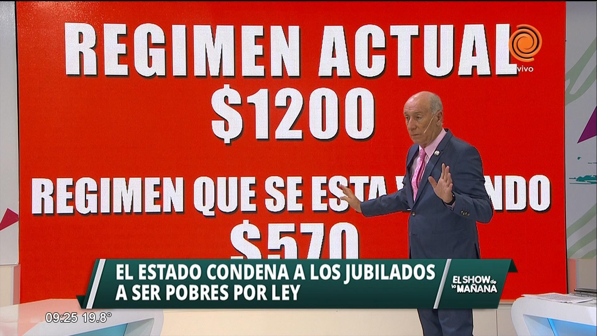 Condenan a los jubilados a ser pobres por ley