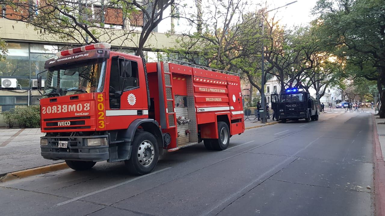 Conflicto municipal: el operativo en medio de la tensión por otra marcha del SUOEM. / Foto: El Doce