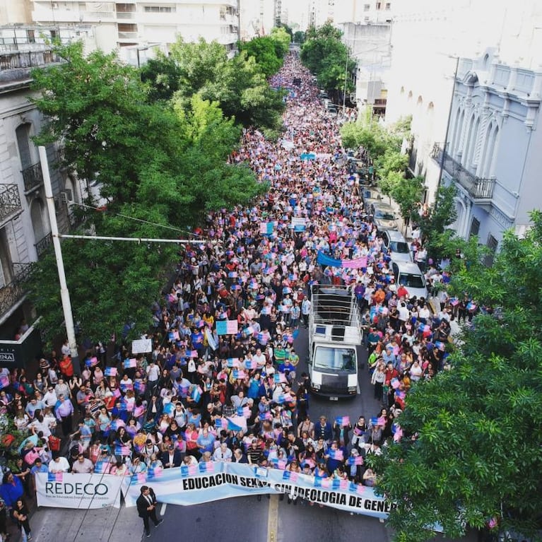 #ConMisHijosNoTeMetas: la marcha en Córdoba