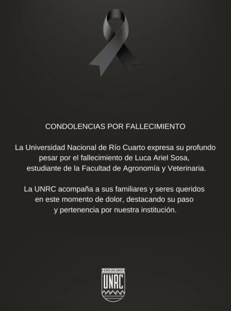 Conmoción en Córdoba por la muerte de un estudiante en una residencia universitaria