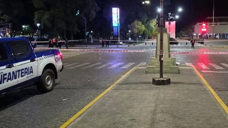 Conmoción por el crimen en plenos festejos por la Selección. (Foto: La Voz de San Justo)