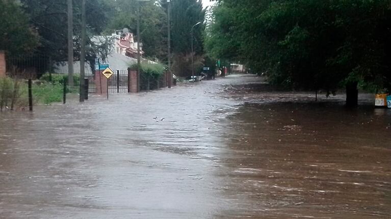 Consecuencias de la intensa lluvia en el sur de Córdoba.