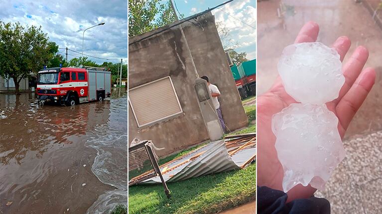 Consecuencias de la tormenta en el interior de Córdoba