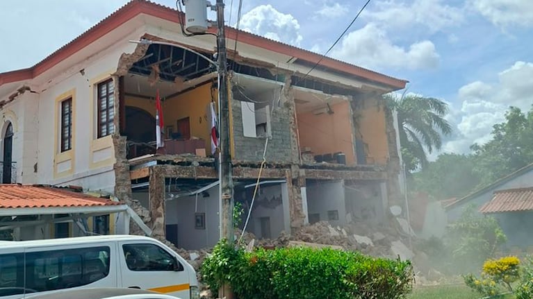 Consecuencias del terremoto en Panamá. Foto: @AlvaroAlvaradoC.