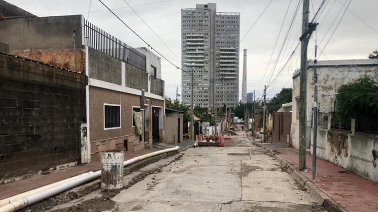 Continúan las obras en Alberdi y Villa Páez.