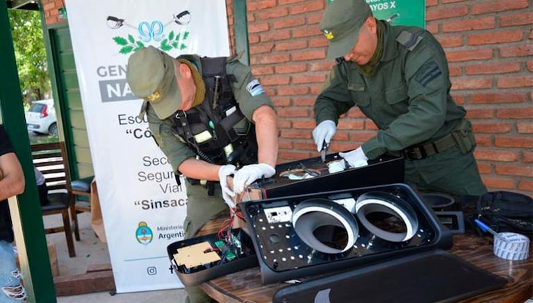 Contrabandeaban cocaína dentro de parlantes: hay dos detenidos en Córdoba