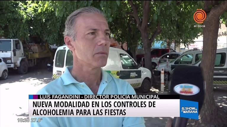 Controles de alcoholemia para las fiestas