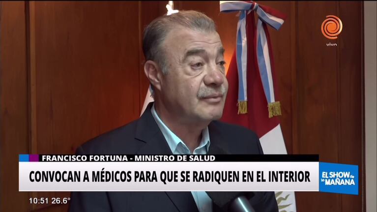Convocan a médicos para que se radiquen en el interior