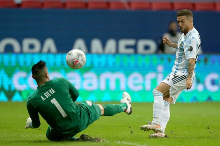 Copa América: Argentina le ganó 1-0 a Paraguay y se metió en cuartos de final