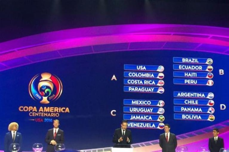 Copa América: se sortearon los grupos